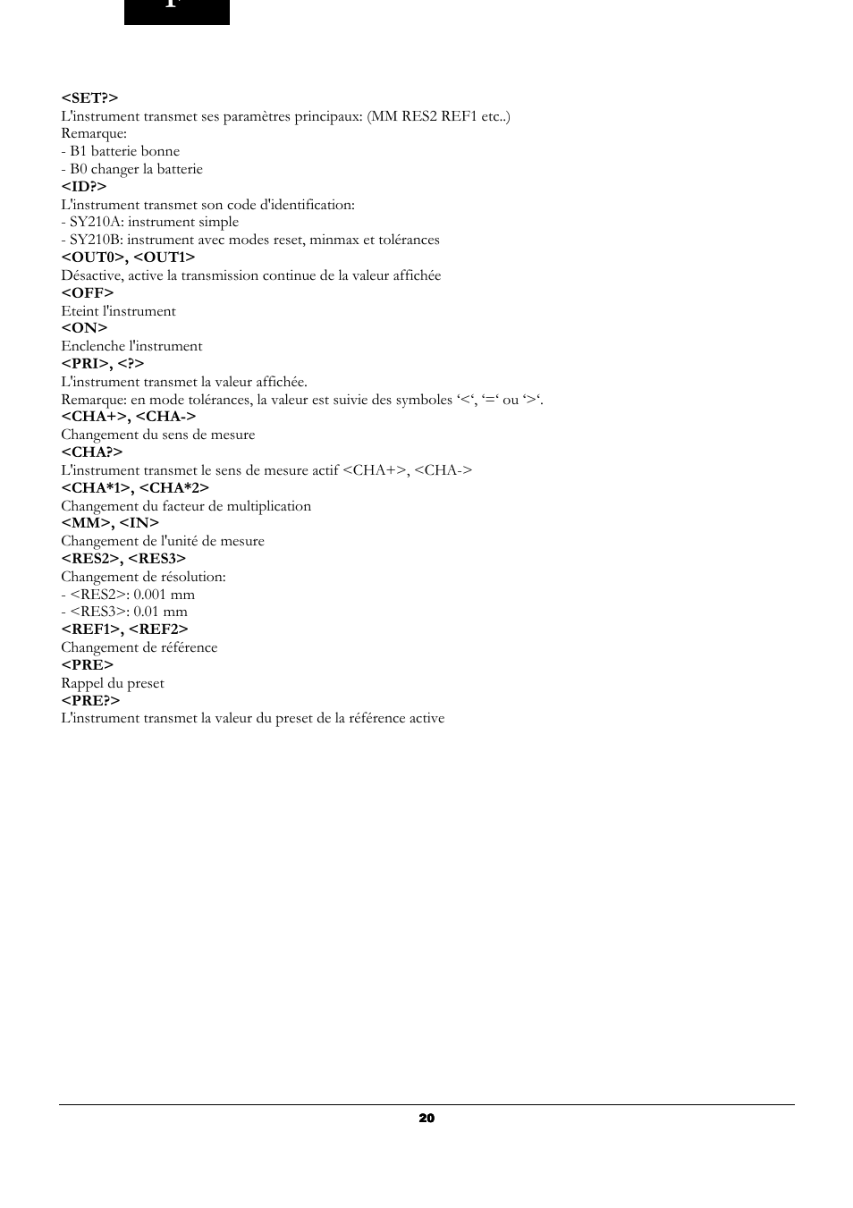 Bowers Group UniCal Universal Digital Caliper User Manual | Page 20 / 72