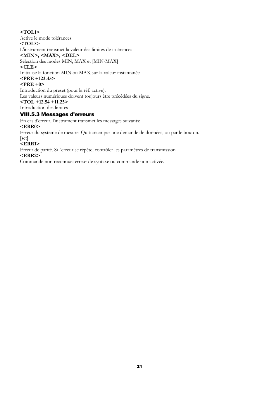 Bowers Group UniCal Universal Digital Caliper User Manual | Page 21 / 72