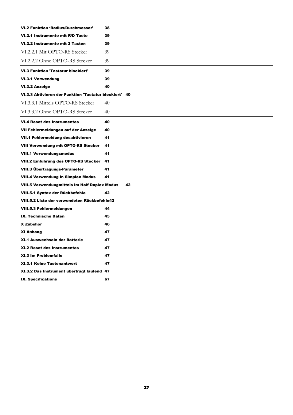 Bowers Group UniCal Universal Digital Caliper User Manual | Page 27 / 72