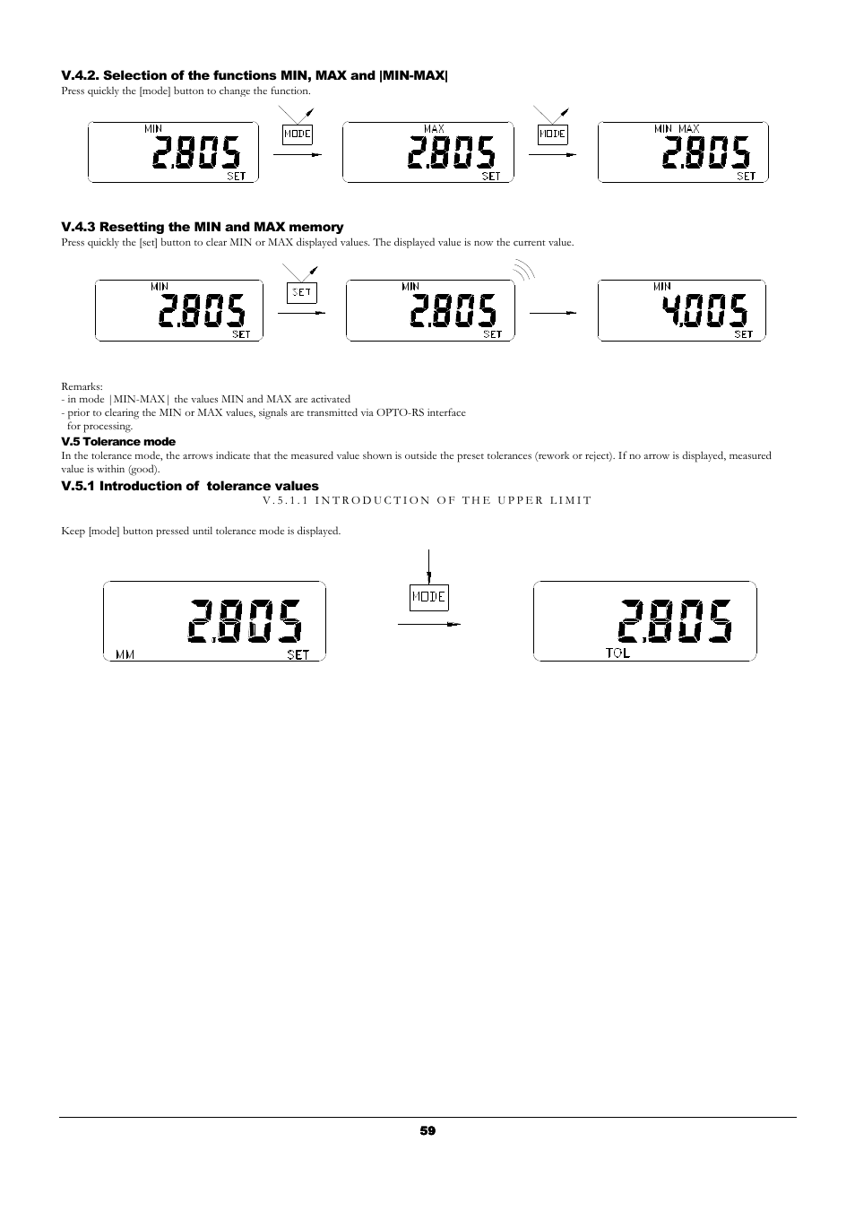 Bowers Group UniCal Universal Digital Caliper User Manual | Page 59 / 72