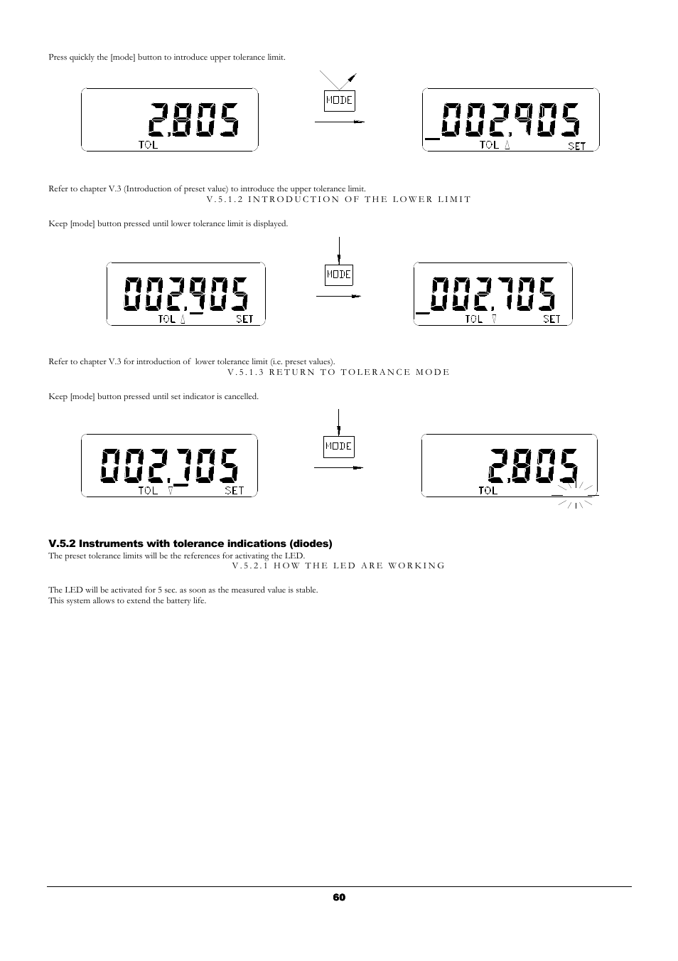 Bowers Group UniCal Universal Digital Caliper User Manual | Page 60 / 72