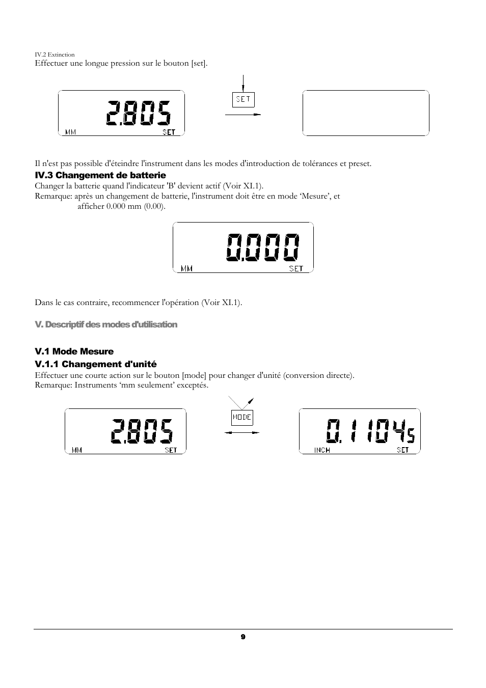 Bowers Group UniCal Universal Digital Caliper User Manual | Page 9 / 72