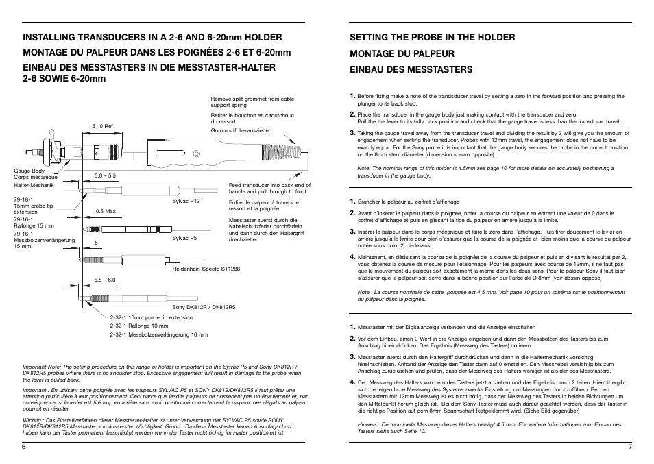 Bowers Group Ultima Bore Gauge User Manual | Page 4 / 7