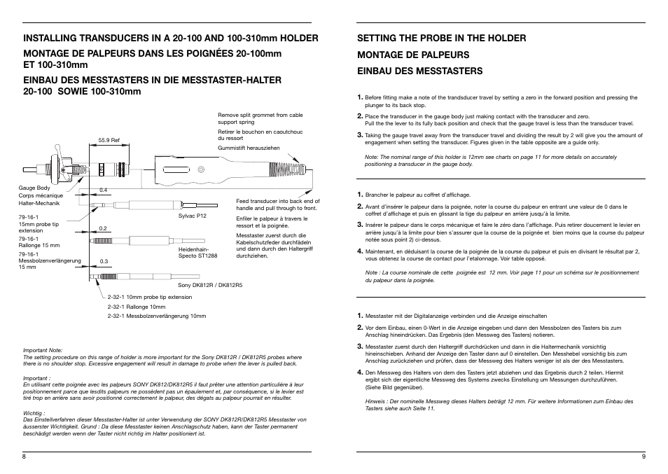 Bowers Group Ultima Bore Gauge User Manual | Page 5 / 7