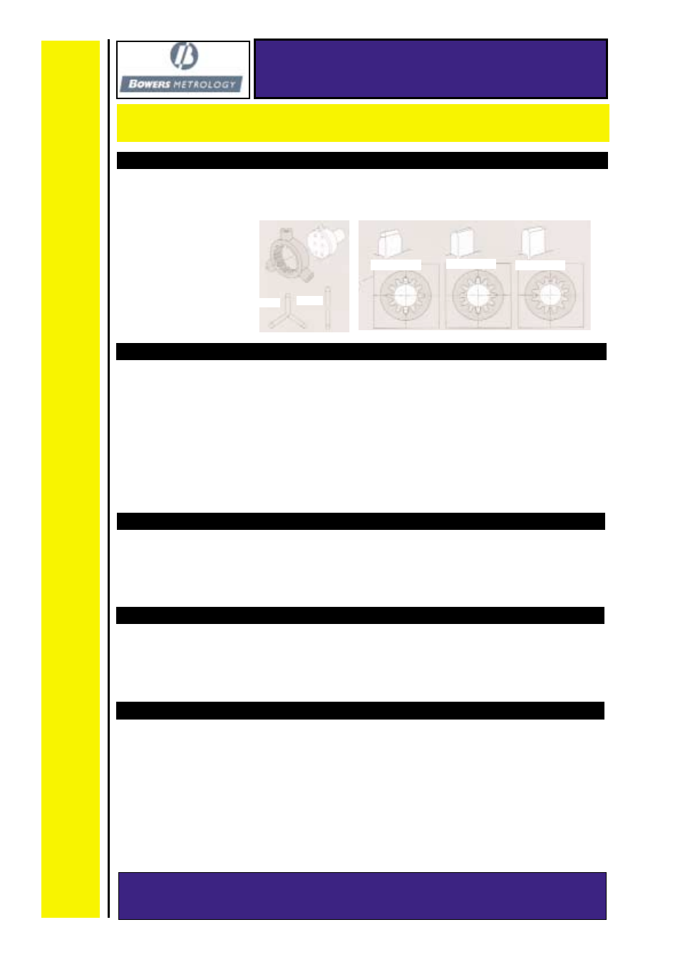 Bowers Group Internal Spline measurement User Manual | 1 page