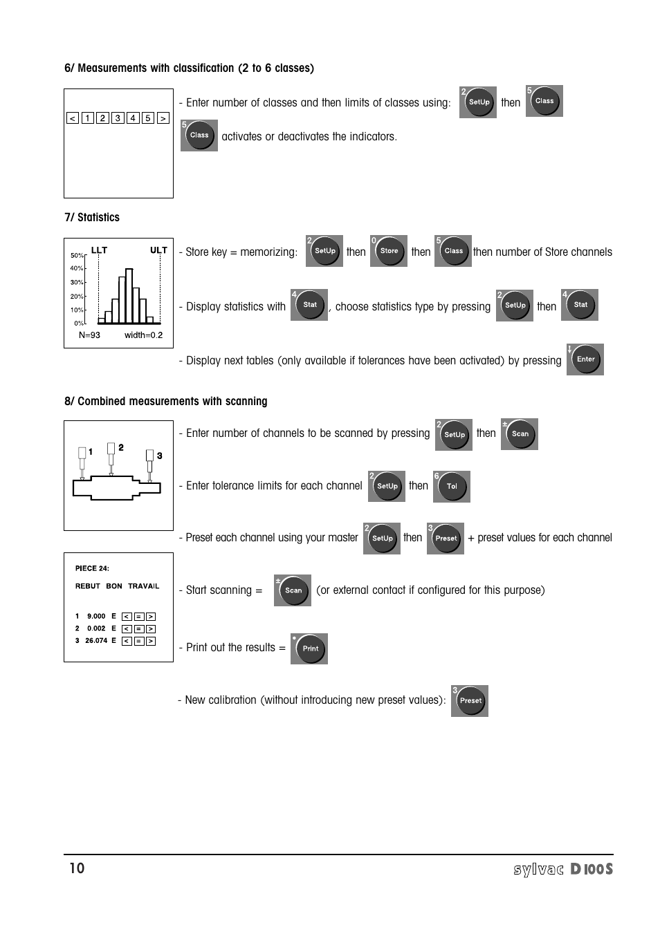 Bowers Group Sylvac D100S Readouts User Manual | Page 11 / 74