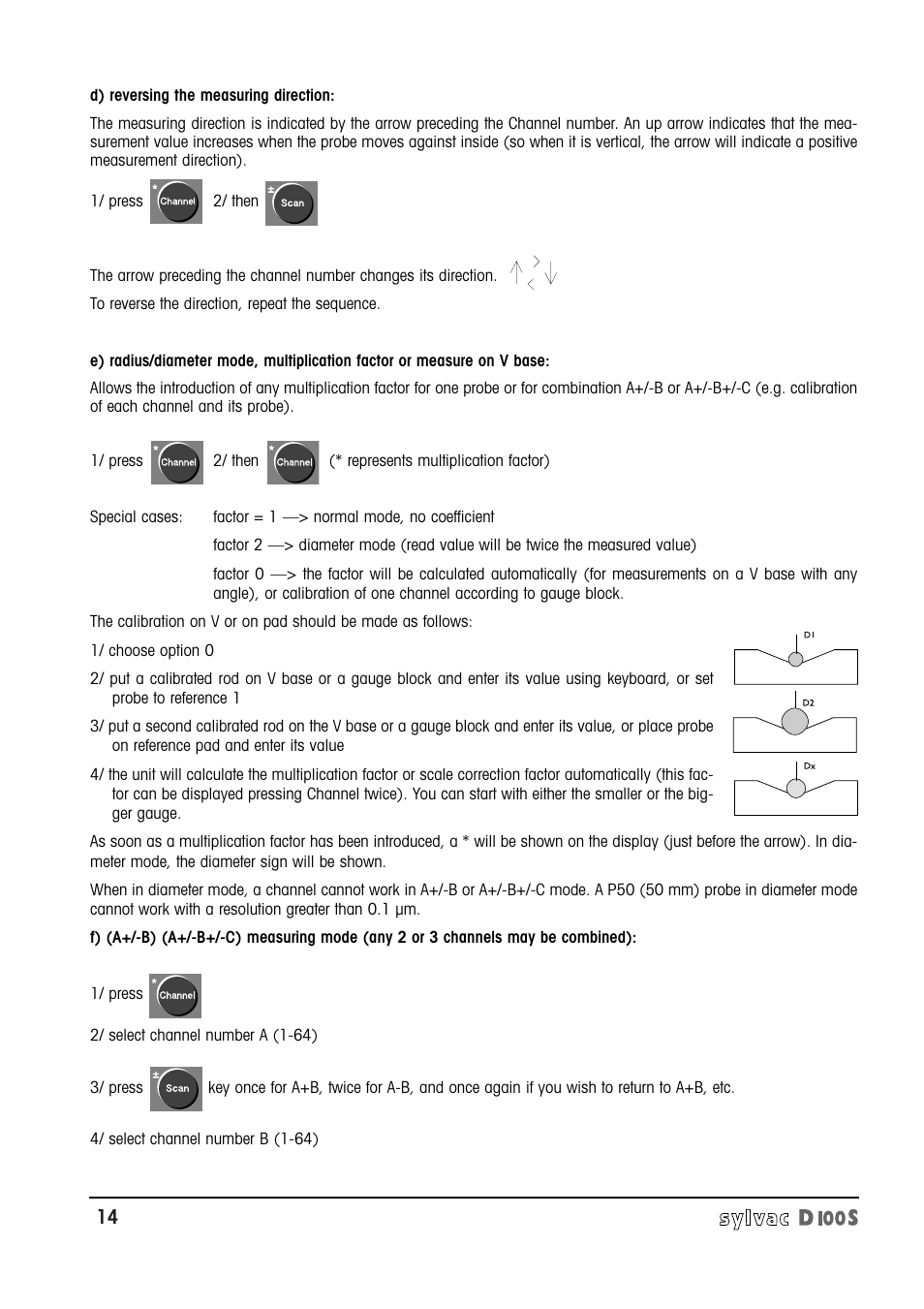 Bowers Group Sylvac D100S Readouts User Manual | Page 15 / 74