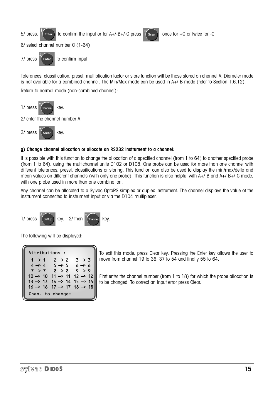 Bowers Group Sylvac D100S Readouts User Manual | Page 16 / 74