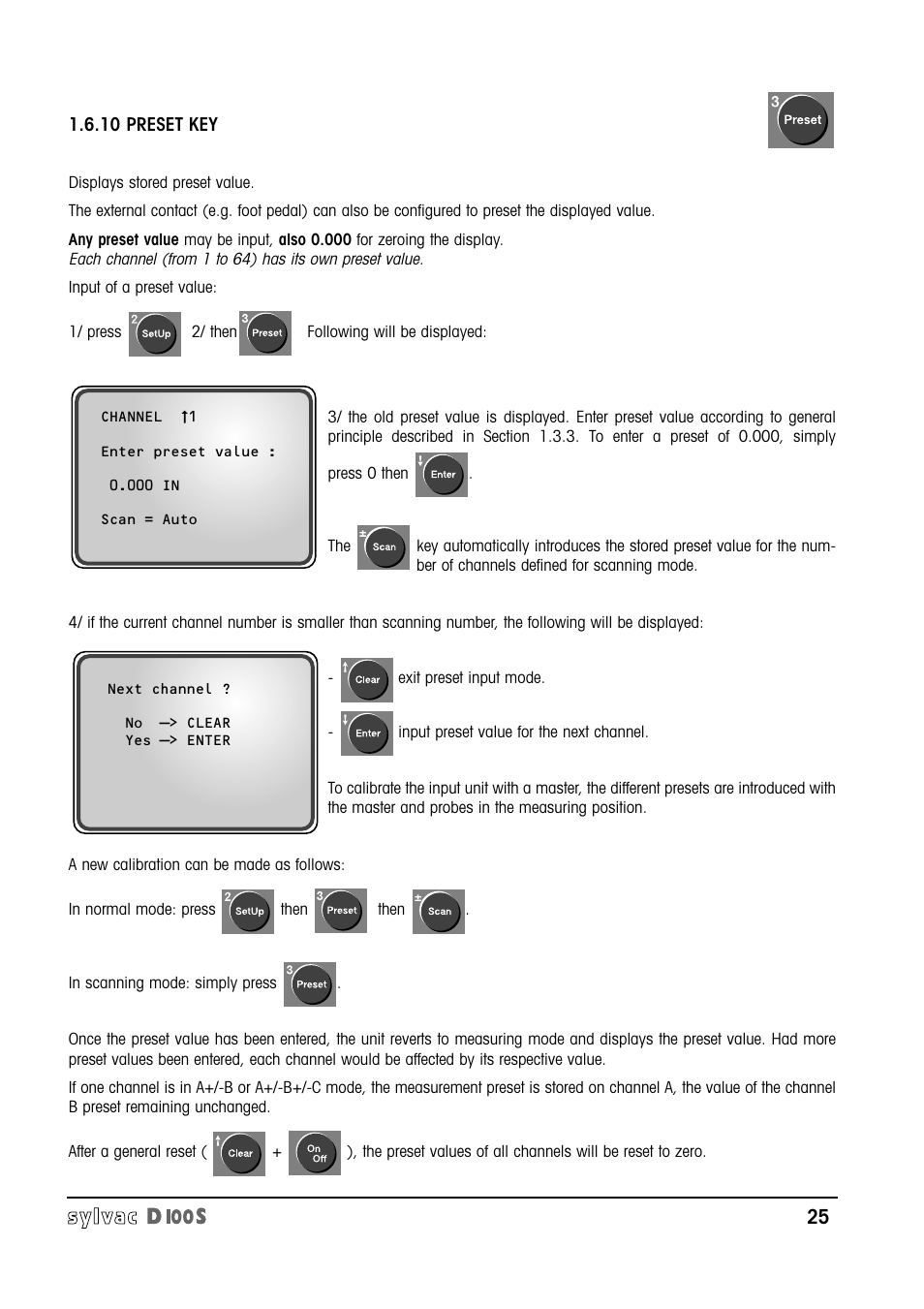 Bowers Group Sylvac D100S Readouts User Manual | Page 26 / 74