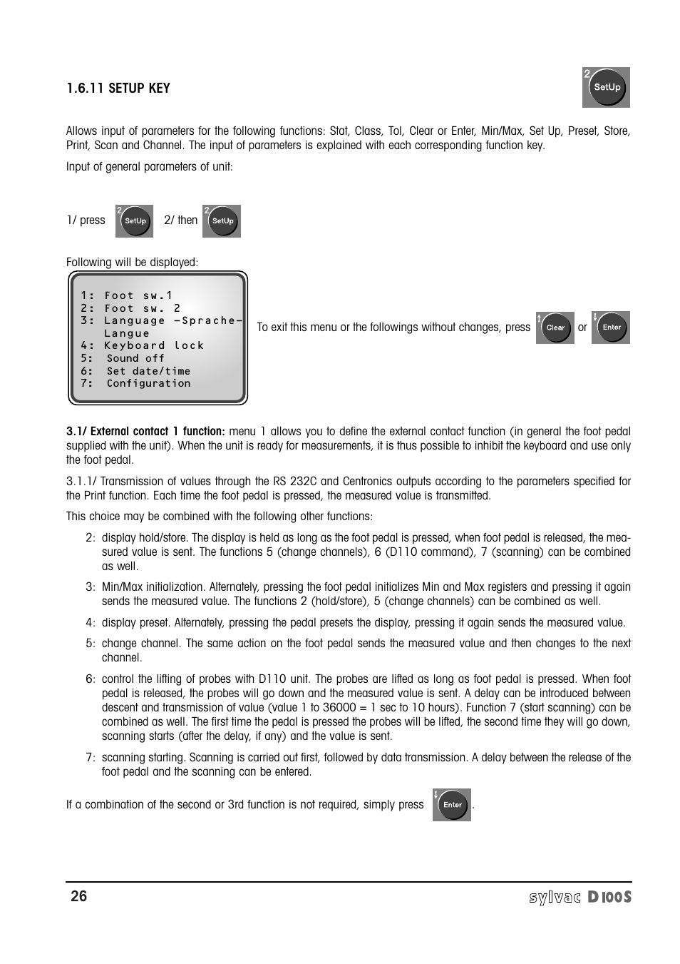 Bowers Group Sylvac D100S Readouts User Manual | Page 27 / 74