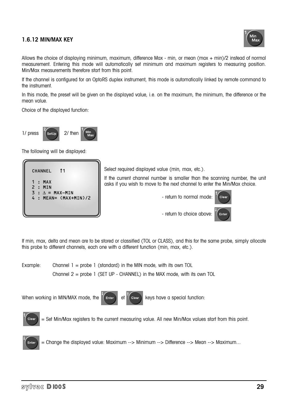 Bowers Group Sylvac D100S Readouts User Manual | Page 30 / 74