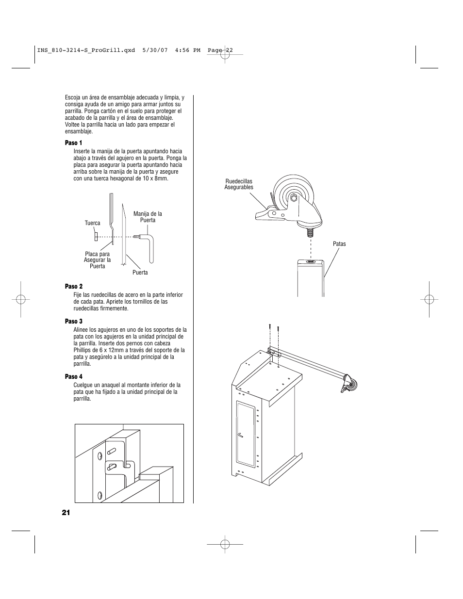 Brinkmann PROFESSIONAL STAINLESS STEEL Charcoal Grill User Manual | Page 22 / 36