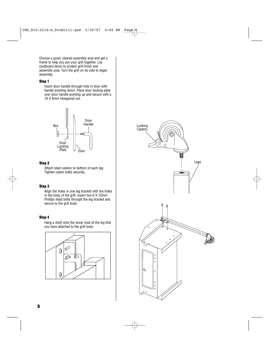Brinkmann PROFESSIONAL STAINLESS STEEL Charcoal Grill User Manual | Page 6 / 36