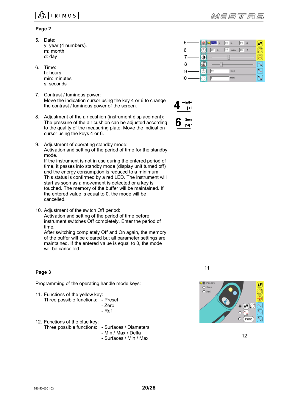 Bowers Group Trimos Mestra Height Gauges User Manual | Page 20 / 28