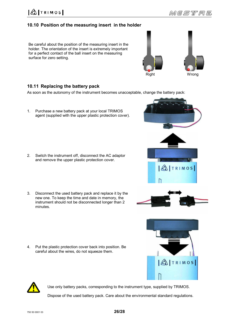 Bowers Group Trimos Mestra Height Gauges User Manual | Page 26 / 28