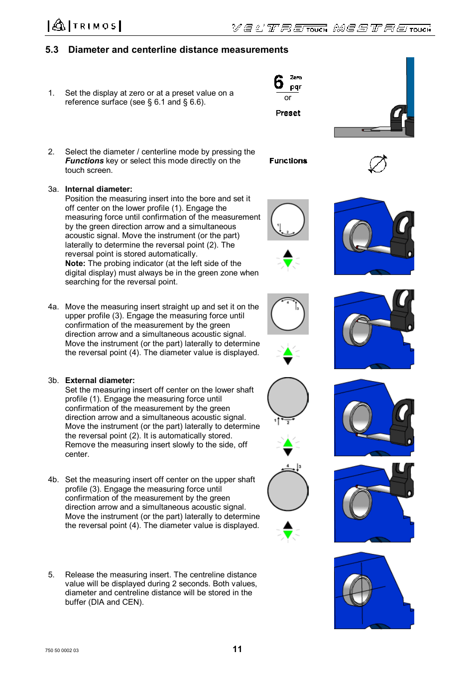 Bowers Group Trimos Vectra Height Gauges User Manual | Page 11 / 41