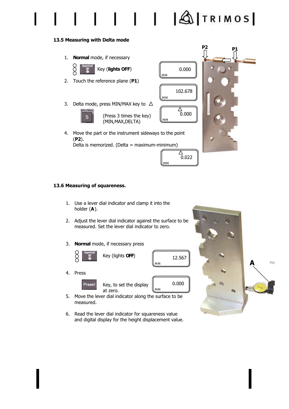 Bowers Group Trimos V+ Series Height Gauges User Manual | Page 17 / 32