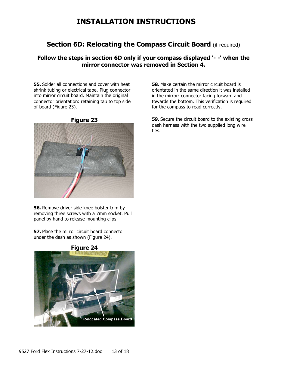 Installation instructions | Brandmotion 1008-9527-V1 User Manual | Page 13 / 18