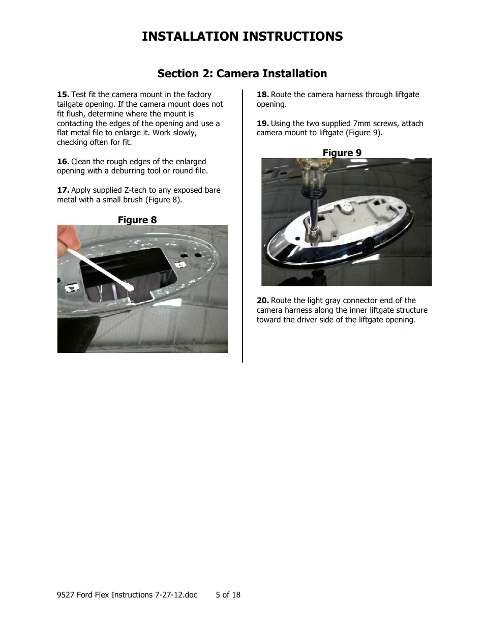 Installation instructions | Brandmotion 1008-9527-V1 User Manual | Page 5 / 18