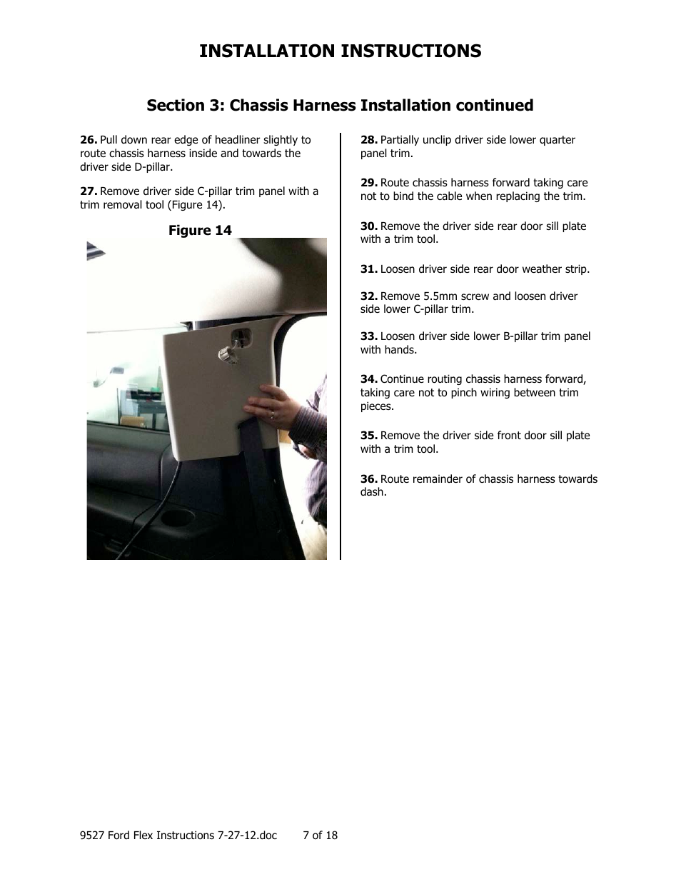 Installation instructions | Brandmotion 1008-9527-V1 User Manual | Page 7 / 18