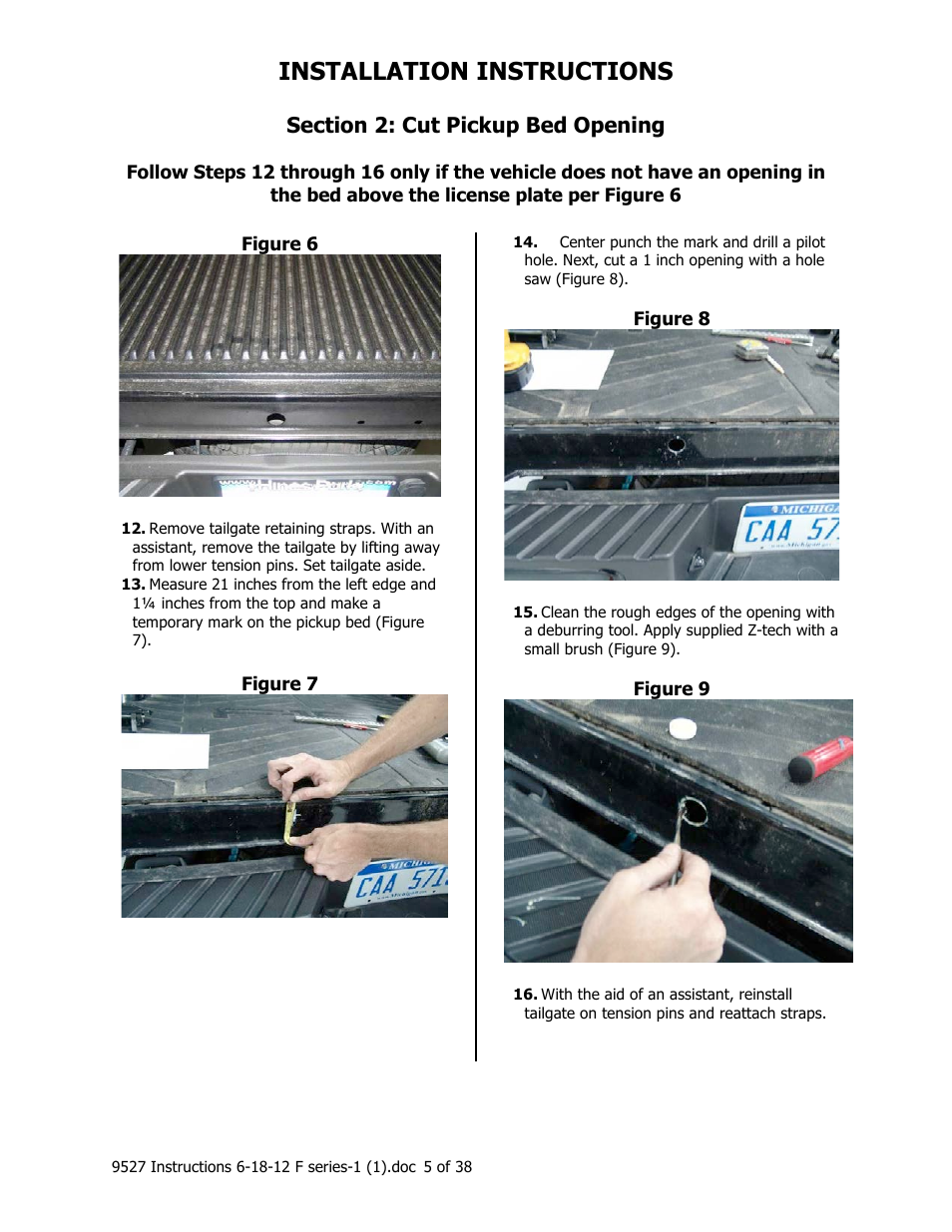 Installation instructions | Brandmotion 1008-9527-V2 User Manual | Page 5 / 38