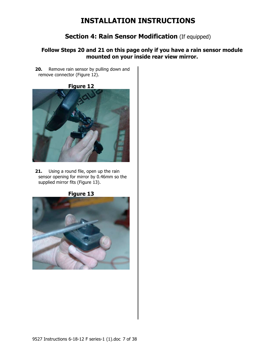 Installation instructions | Brandmotion 1008-9527-V2 User Manual | Page 7 / 38