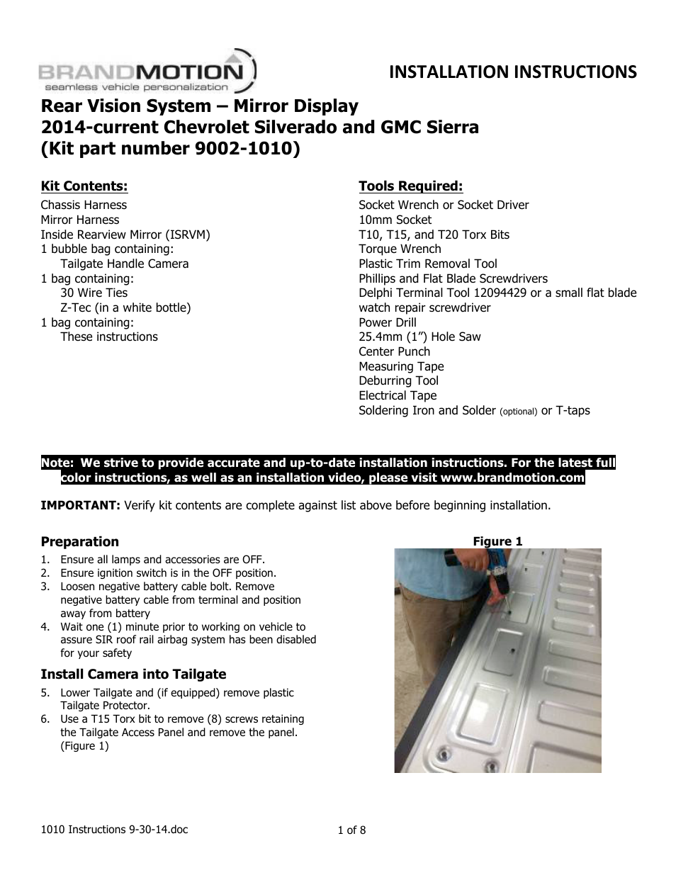 Brandmotion 9002-1010 User Manual | 8 pages
