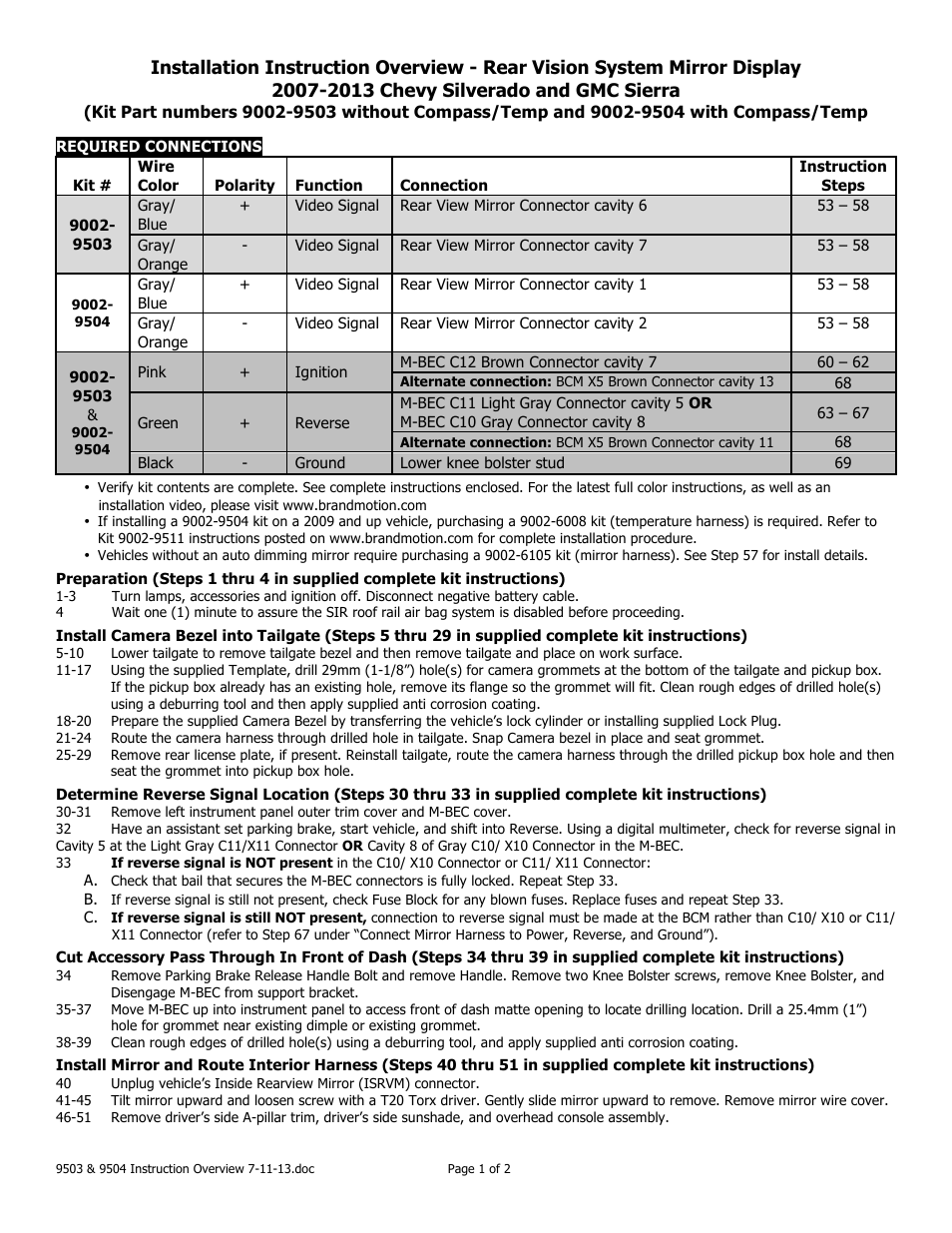 Brandmotion 9002-9504-V1 User Manual | 2 pages