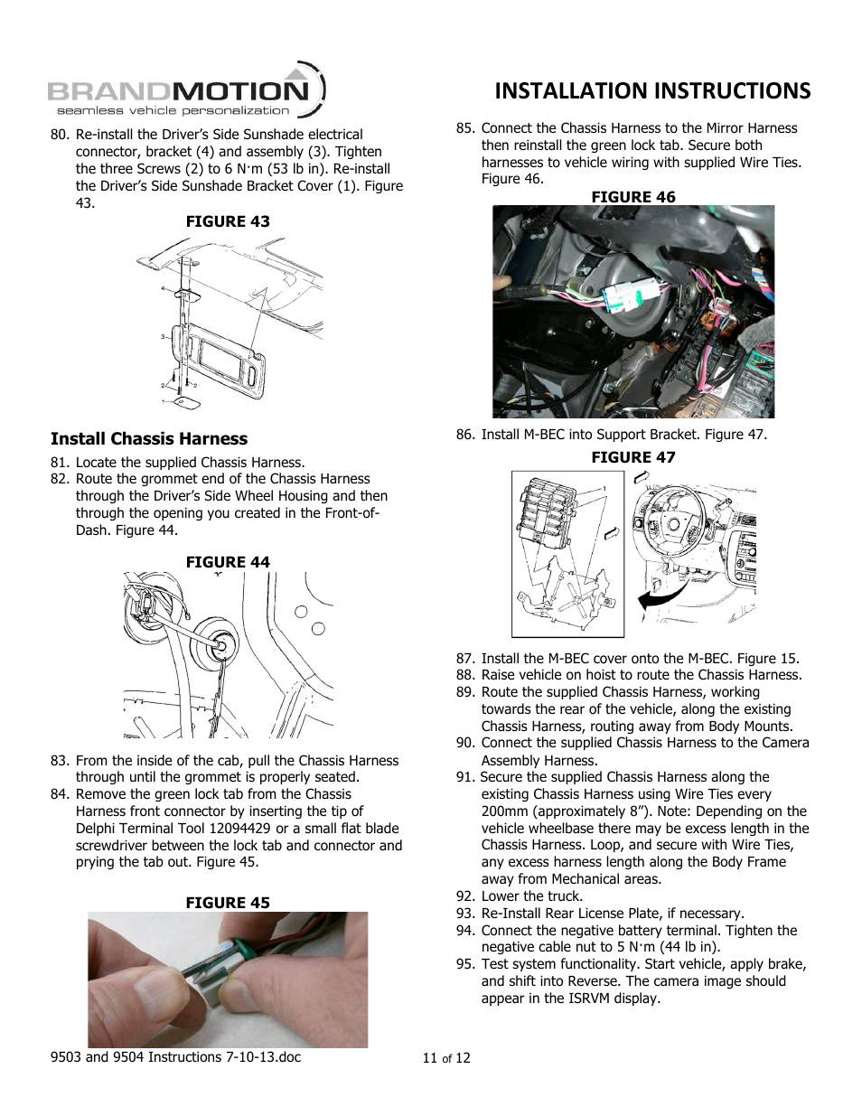 Installation instructions | Brandmotion 9002-9504-V2 User Manual | Page 11 / 12