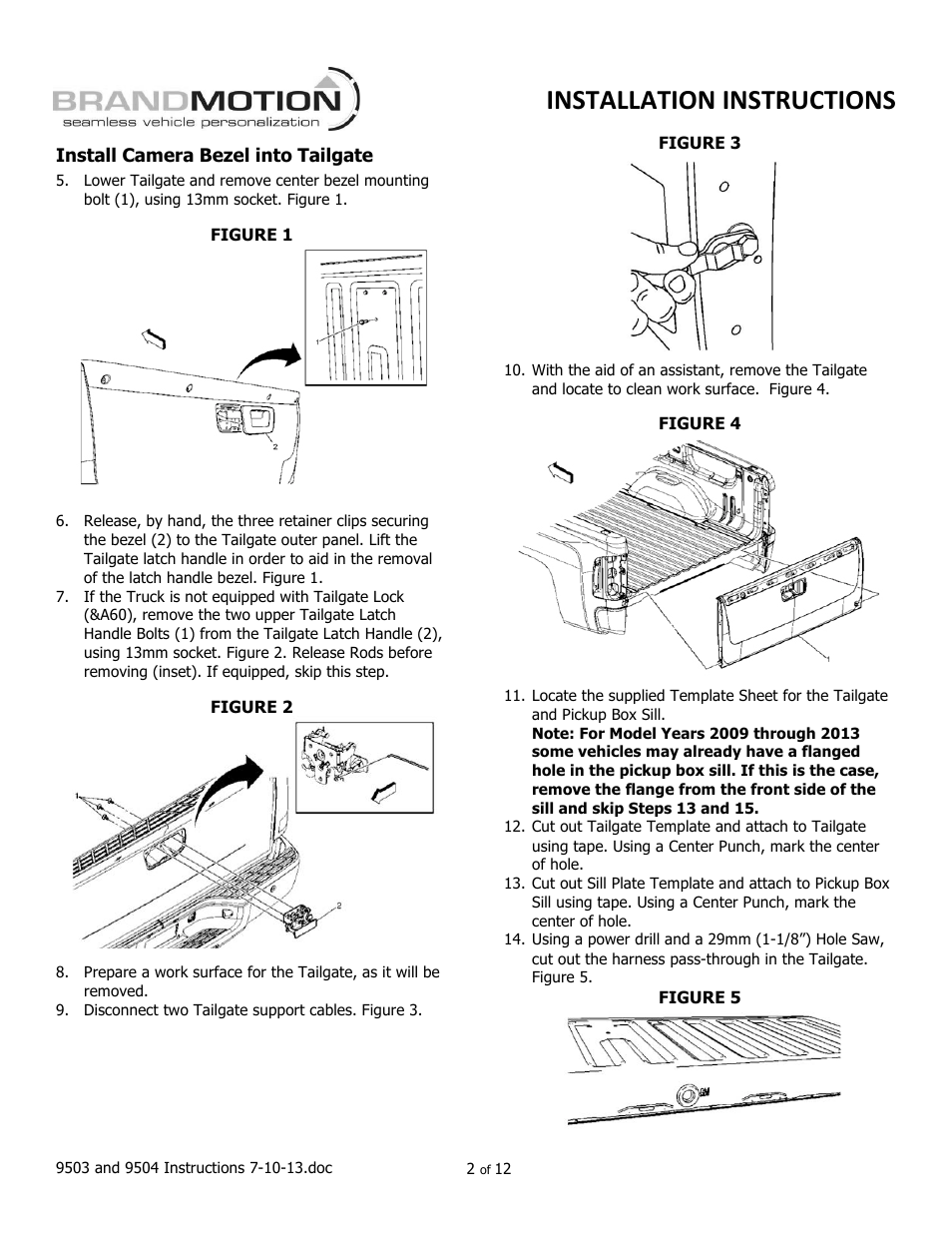Installation instructions | Brandmotion 9002-9504-V2 User Manual | Page 2 / 12