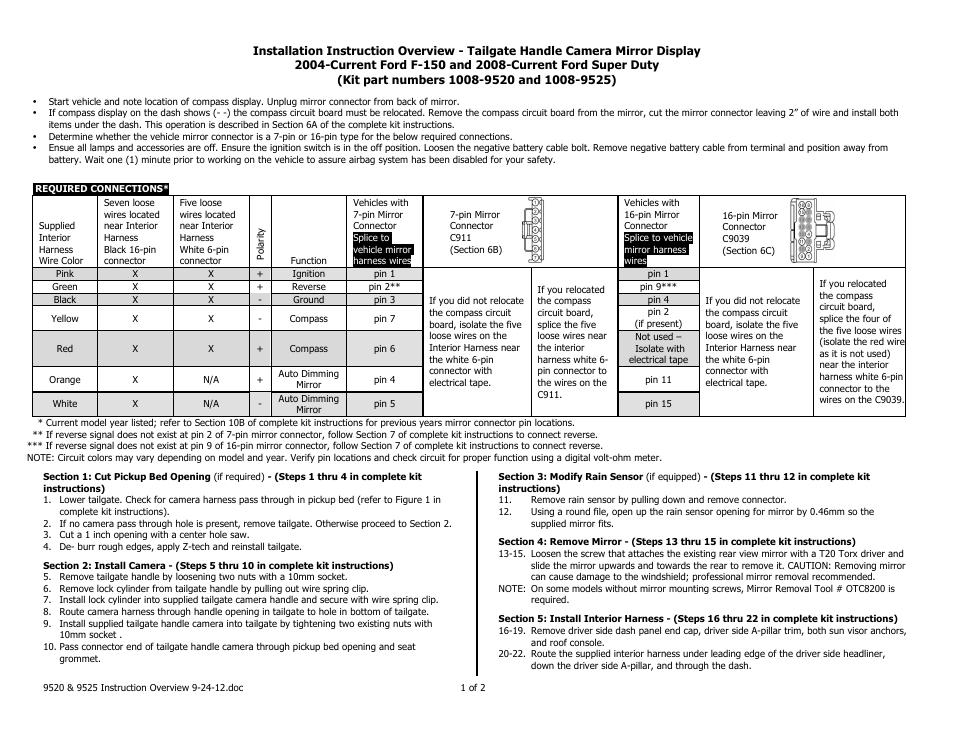 Brandmotion 1008-9525-V1 User Manual | 2 pages