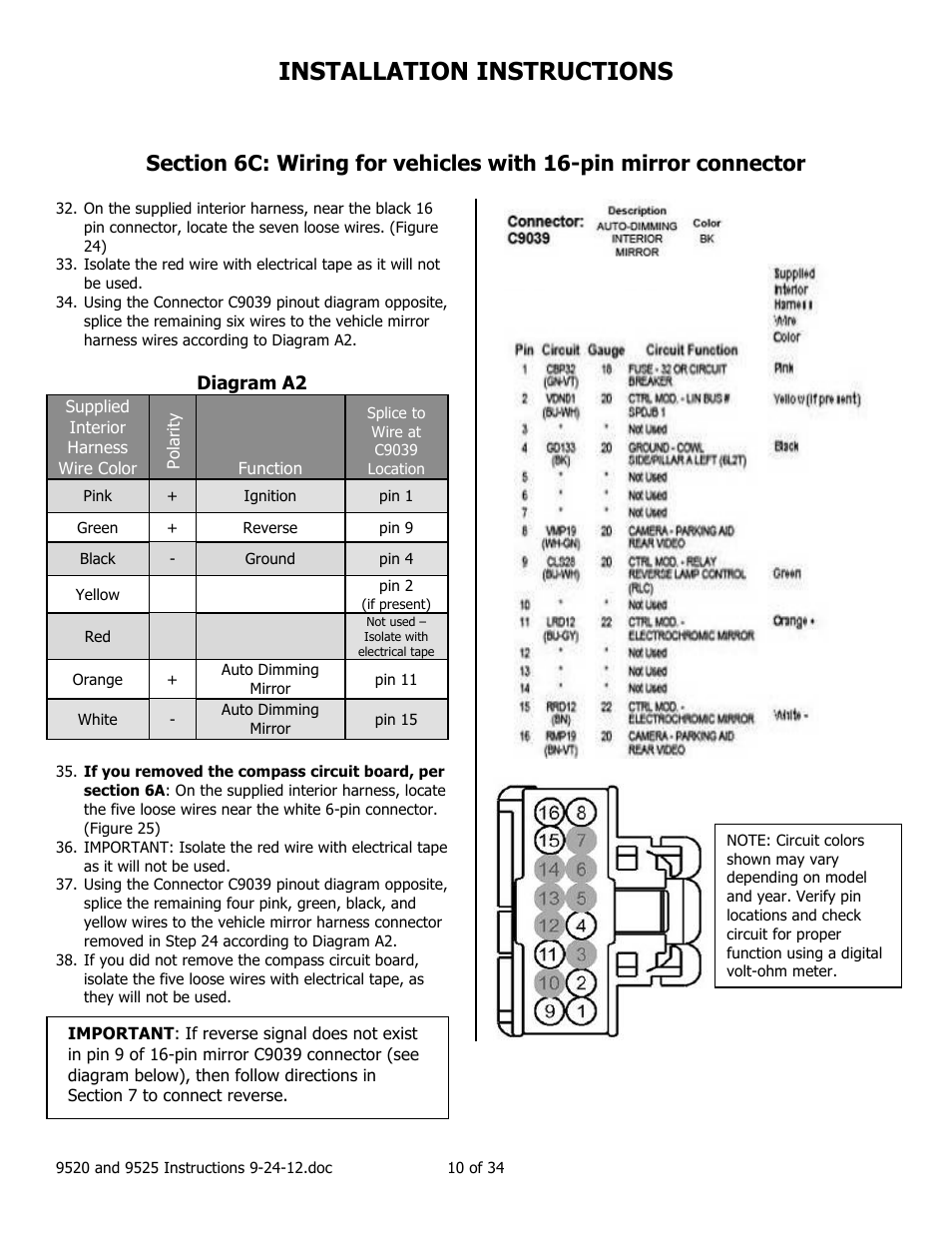 Installation instructions | Brandmotion 1008-9525-V2 User Manual | Page 10 / 34