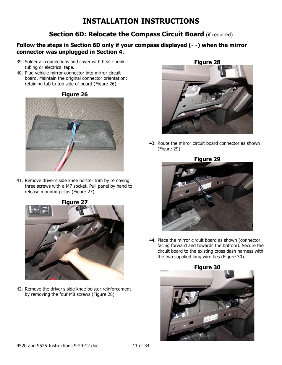 Installation instructions | Brandmotion 1008-9525-V2 User Manual | Page 11 / 34