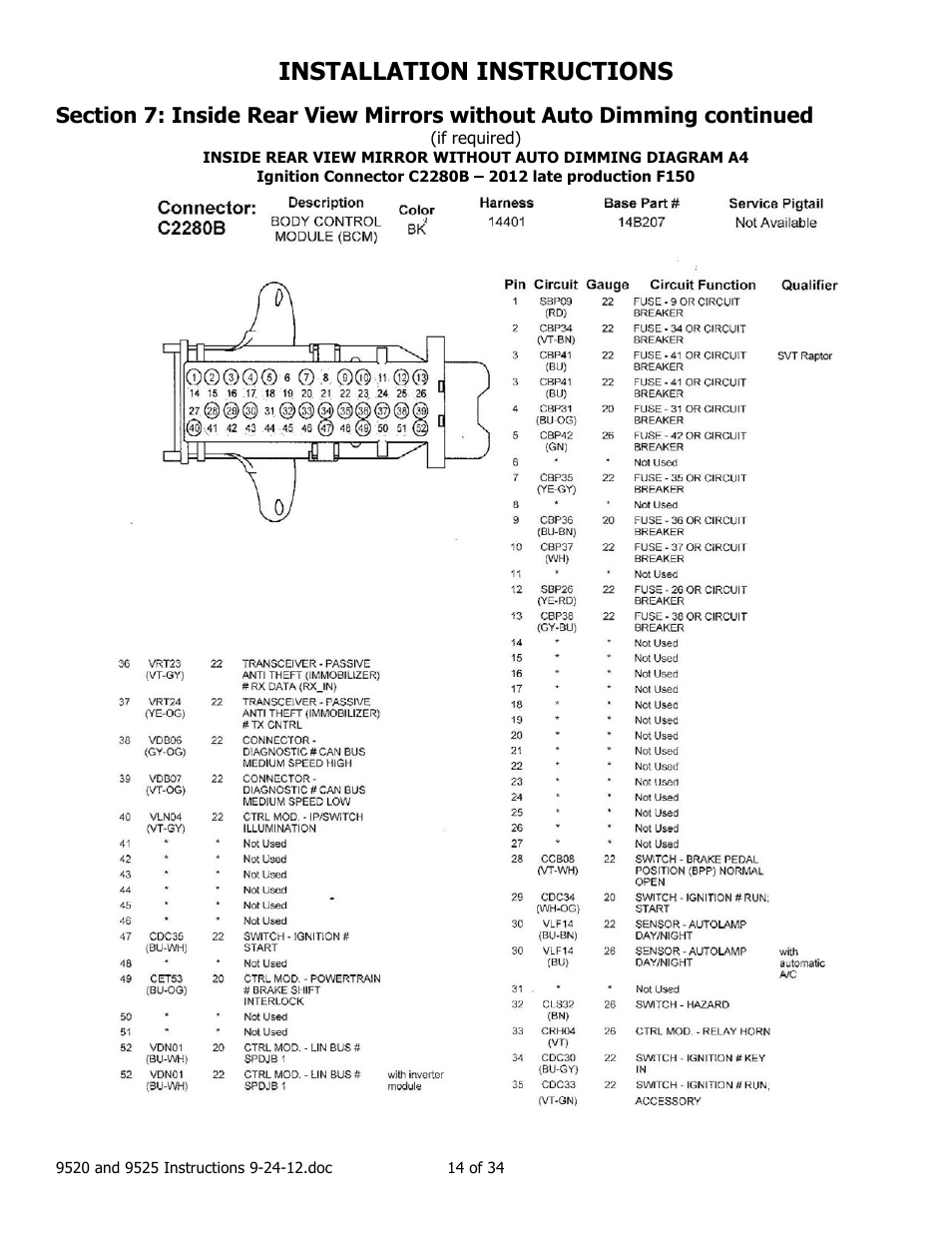 Installation instructions | Brandmotion 1008-9525-V2 User Manual | Page 14 / 34