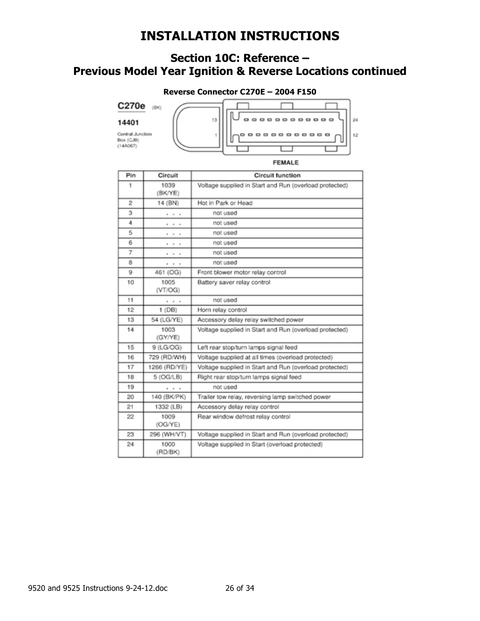 Installation instructions | Brandmotion 1008-9525-V2 User Manual | Page 26 / 34