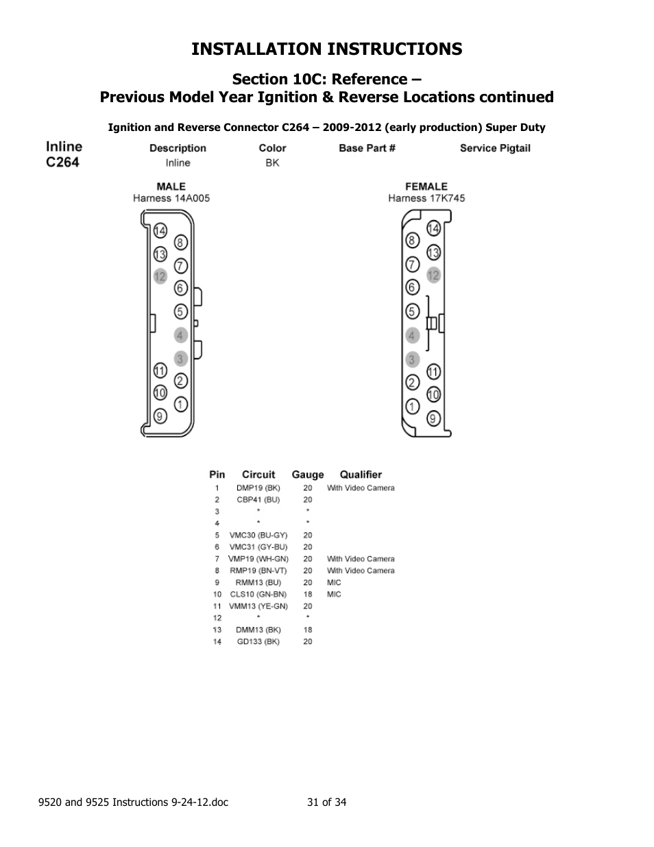 Installation instructions | Brandmotion 1008-9525-V2 User Manual | Page 31 / 34