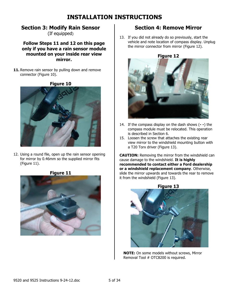 Installation instructions | Brandmotion 1008-9525-V2 User Manual | Page 5 / 34