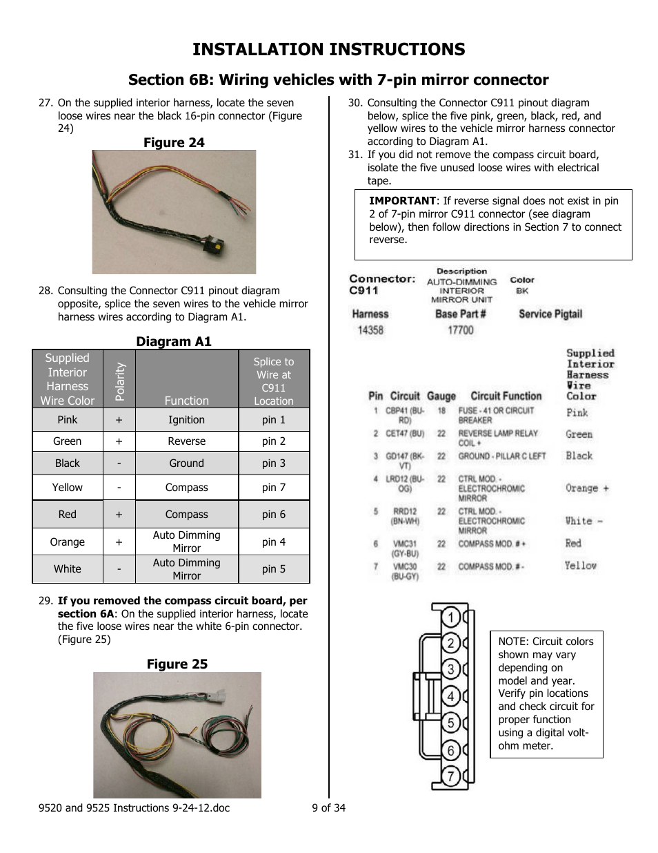Installation instructions | Brandmotion 1008-9525-V2 User Manual | Page 9 / 34