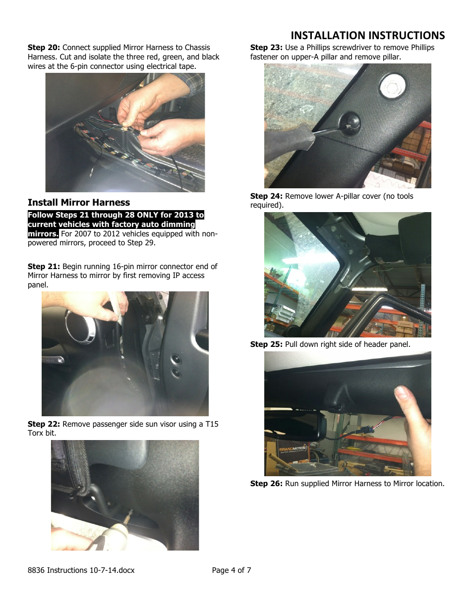 Installation instructions | Brandmotion 9002-8836 User Manual | Page 4 / 7