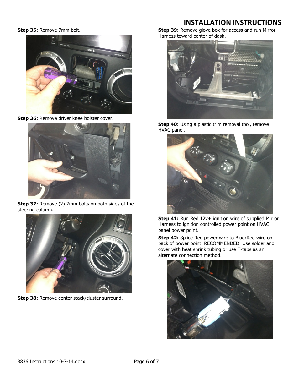 Installation instructions | Brandmotion 9002-8836 User Manual | Page 6 / 7
