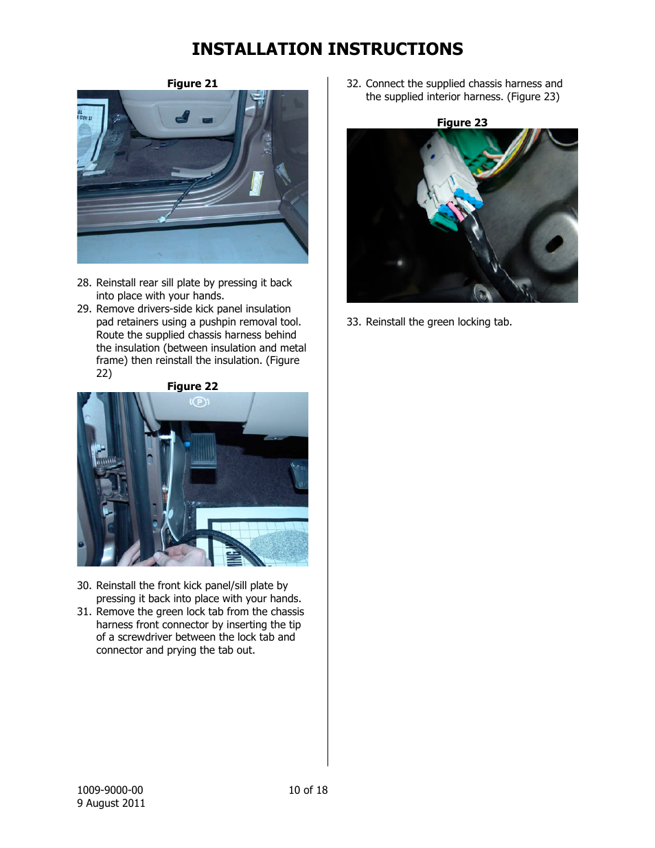 Installation instructions | Brandmotion 1009-9517 User Manual | Page 10 / 18