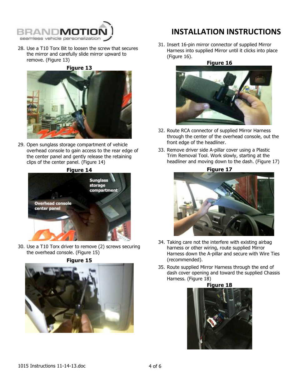 Installation instructions | Brandmotion 9002-1015 User Manual | Page 4 / 6