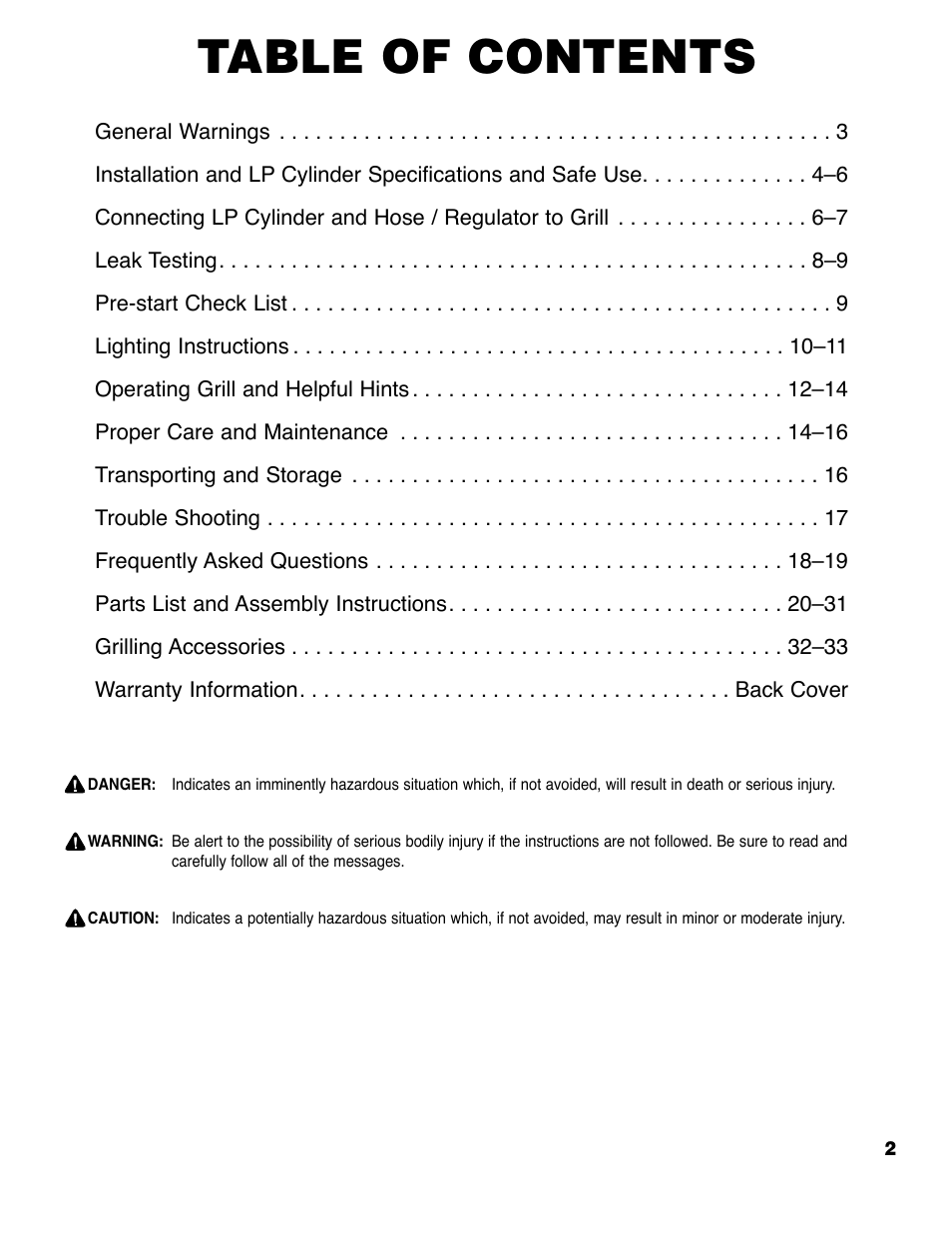 Brinkmann 6355-T User Manual | Page 3 / 36