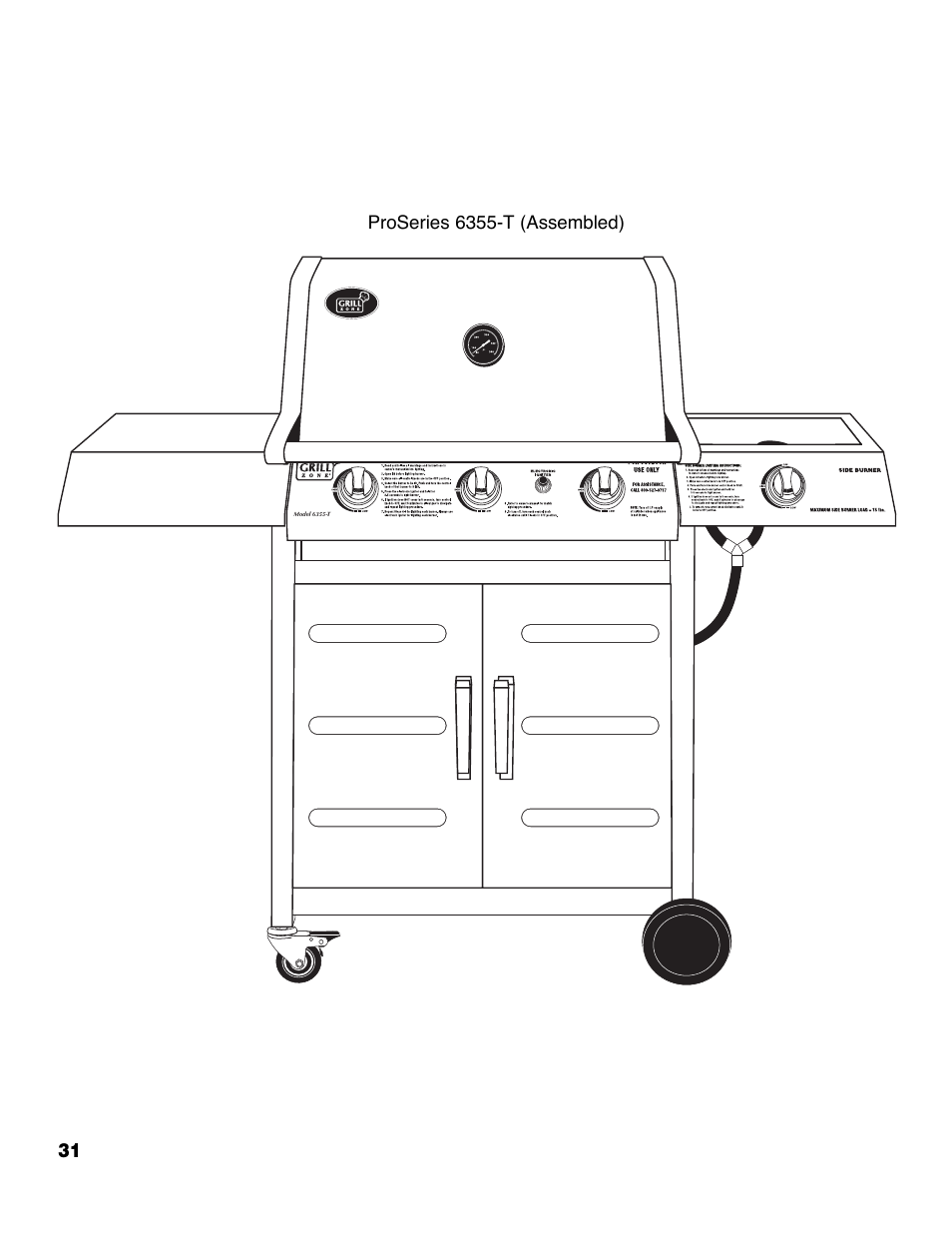 Proseries 6355-t (assembled) | Brinkmann 6355-T User Manual | Page 32 / 36