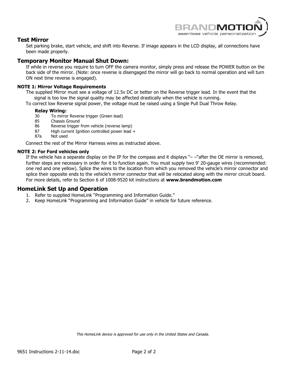 Brandmotion 9002-9651 User Manual | Page 2 / 2