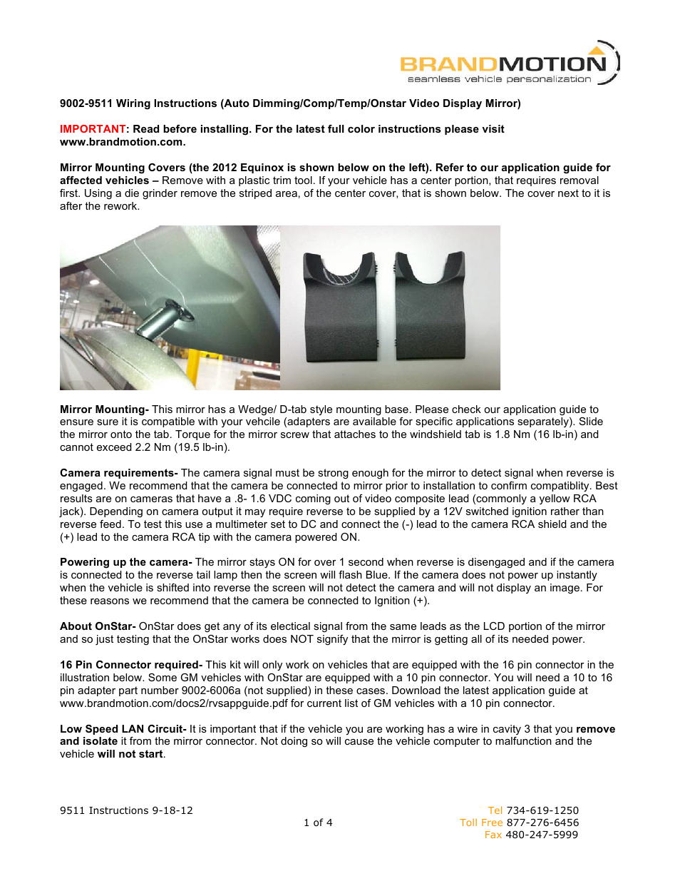 Brandmotion 9002-9511 User Manual | 4 pages