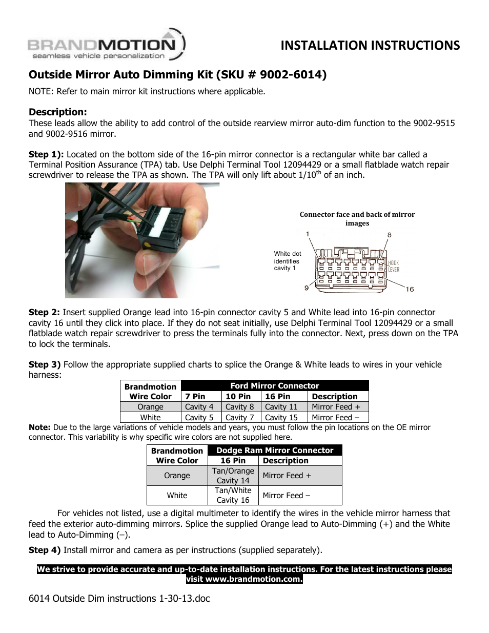 Brandmotion 9002-6014 User Manual | 1 page