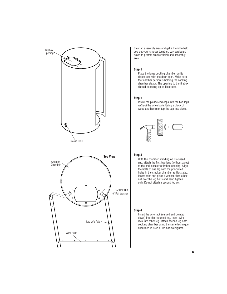 Brinkmann Pitmaster Delux Charcoal/Wood Smoker User Manual | Page 5 / 20