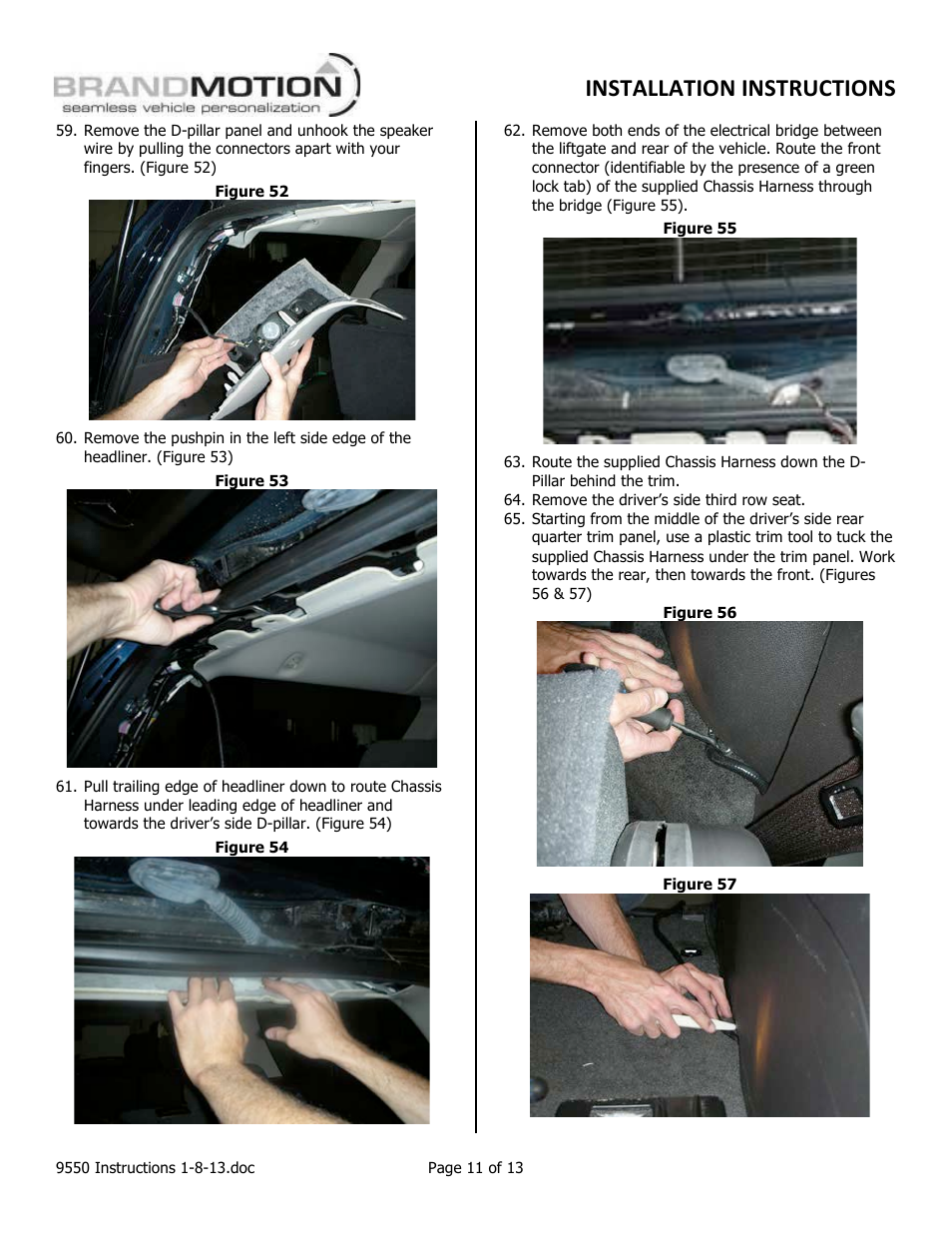 Installation instructions | Brandmotion 1013-9550 User Manual | Page 11 / 13