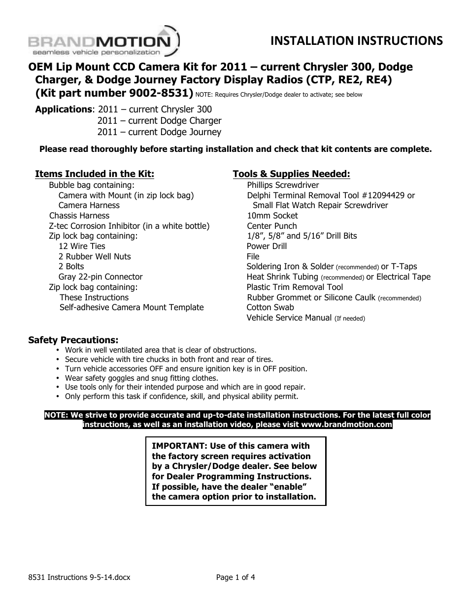 Brandmotion 9002-8531 User Manual | 4 pages